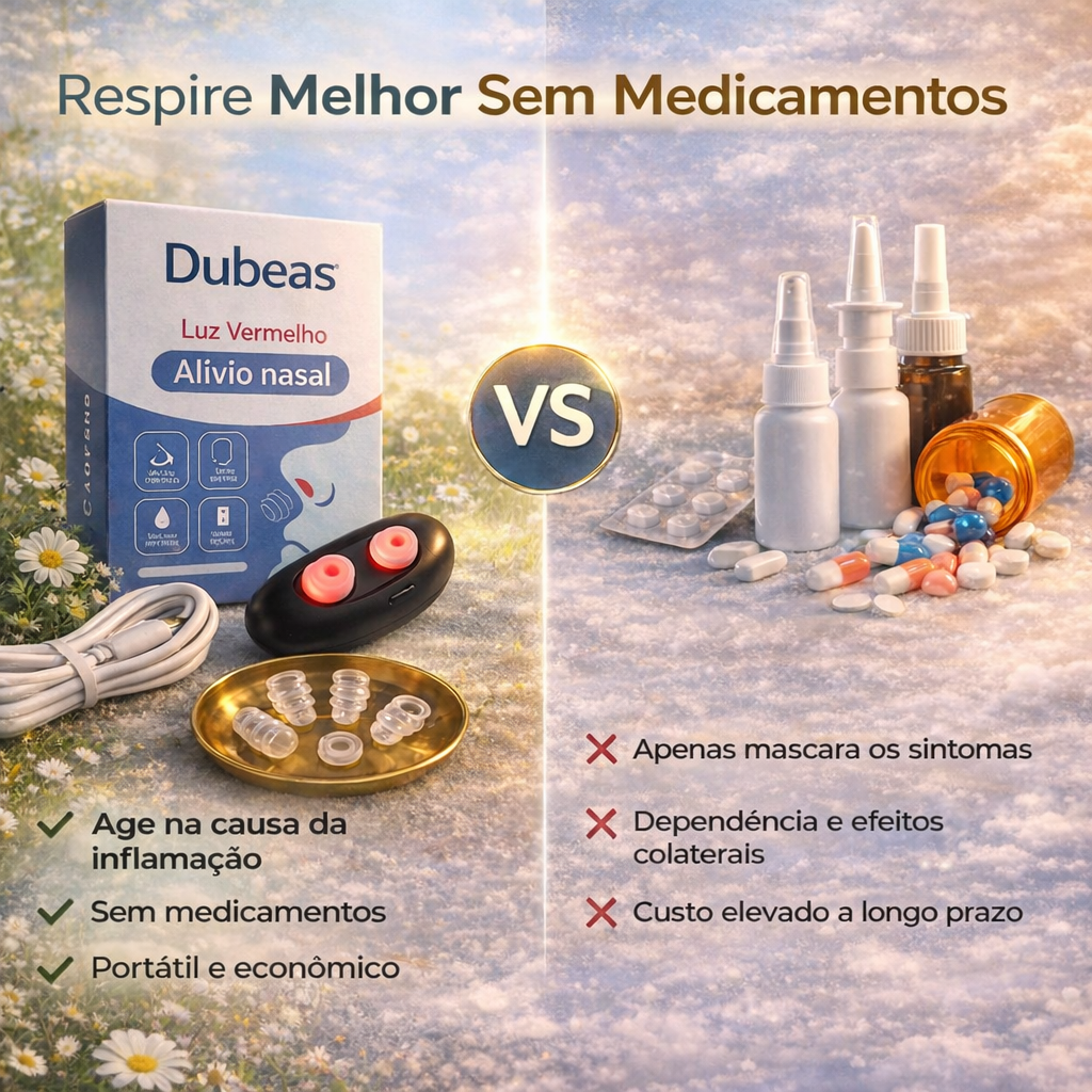 Dubeas  Luz Vermelho Alívio nasal