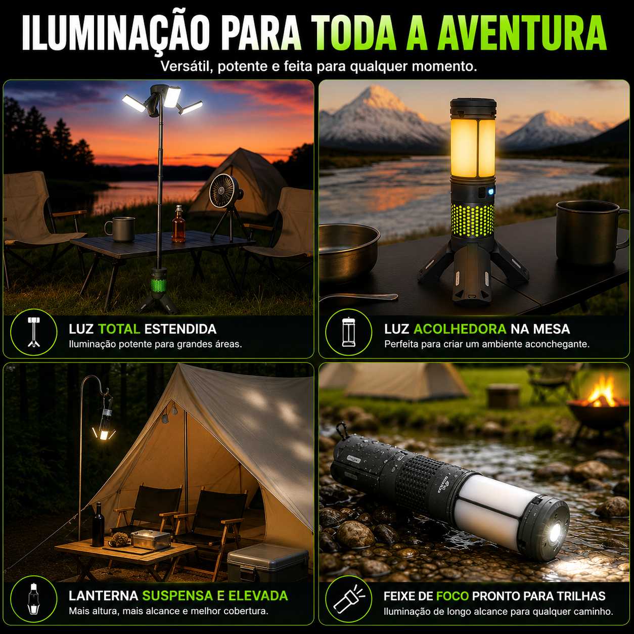 Dubeas Lâmpada de campismo