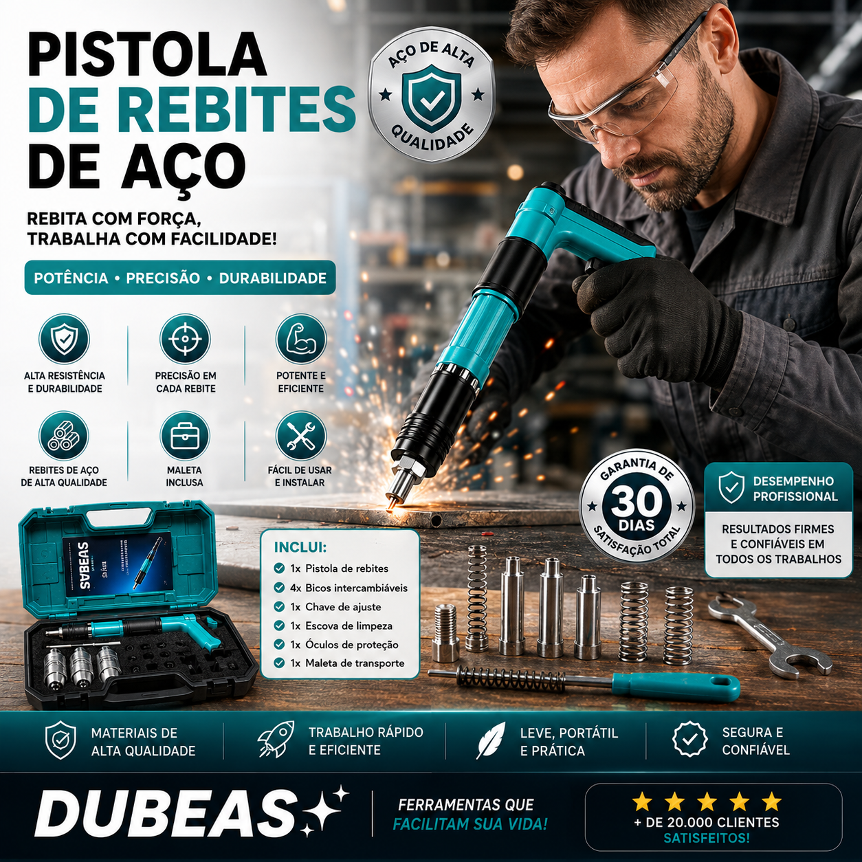 DUBEAS PISTOLA DE PREGOS