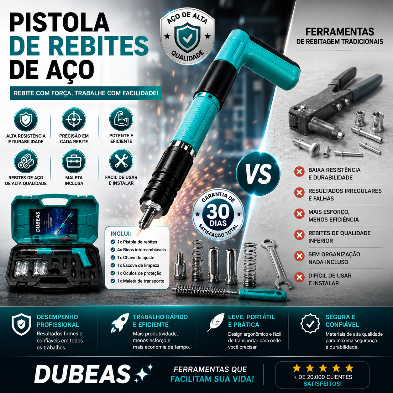 DUBEAS PISTOLA DE PREGOS