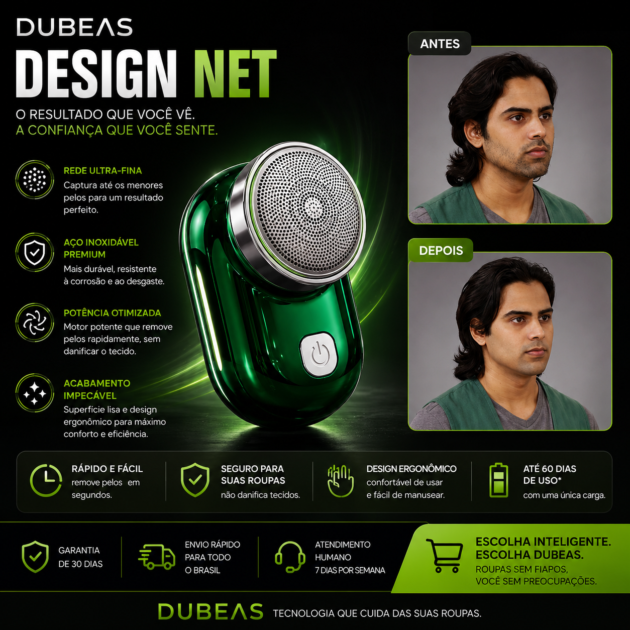 Dubeas – Máquina de barbear potente