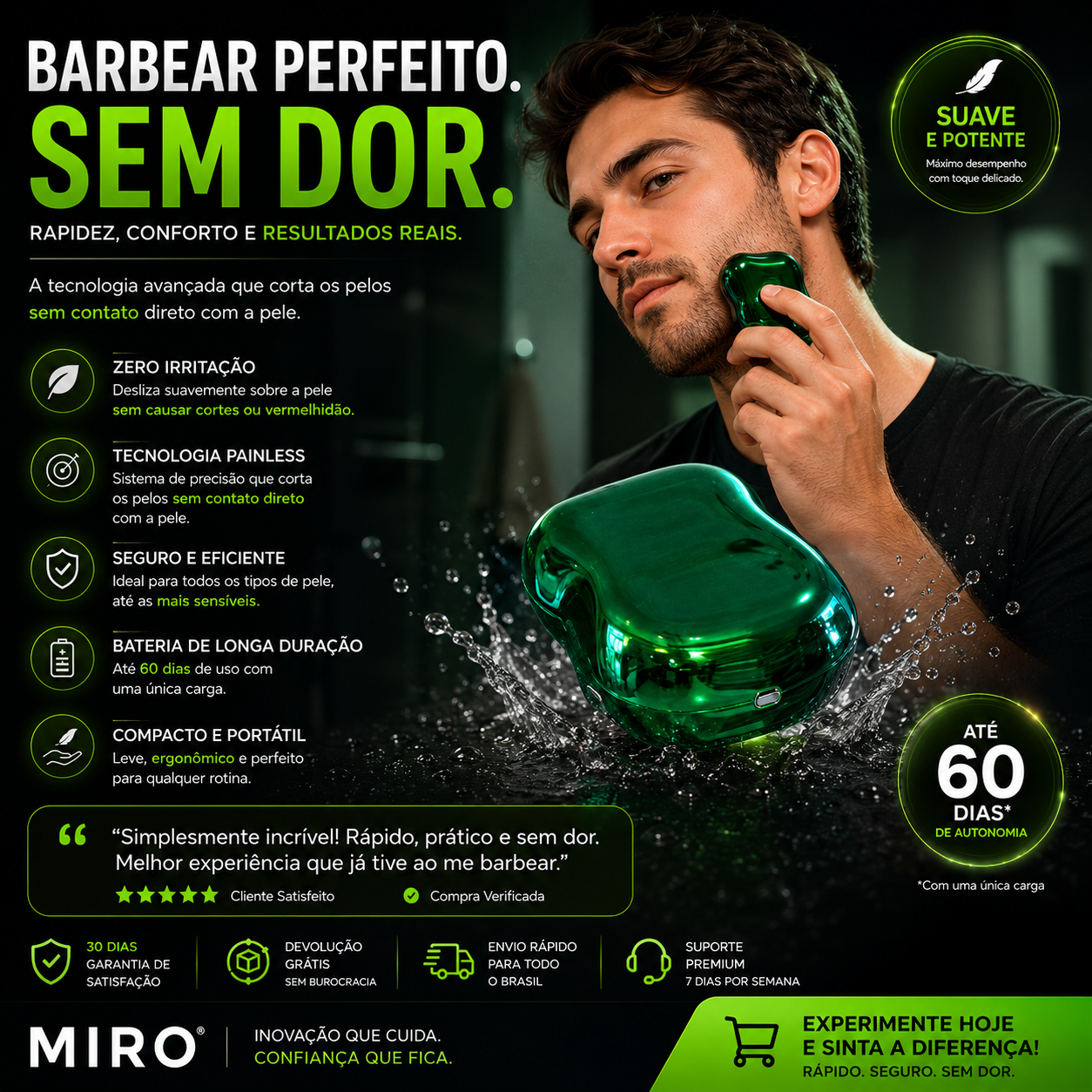 Dubeas – Máquina de barbear potente