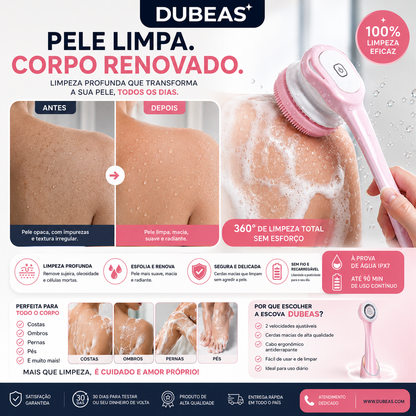 Dubeas-Escova de duche elétrica