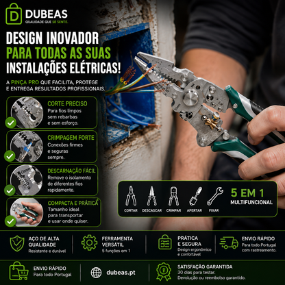 Dubeas Alicate de cablagem Pro
