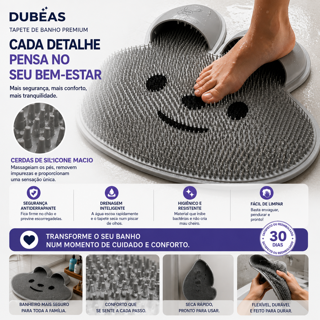 Dubeas Tapete Limpa Tudo Premium