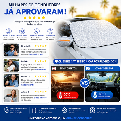 Dubeas – Capa refletora para o pára-brisas do carro