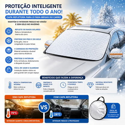 Dubeas – Capa refletora para o pára-brisas do carro