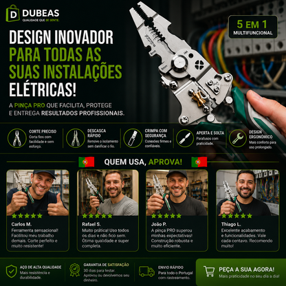 Dubeas Alicate de cablagem Pro