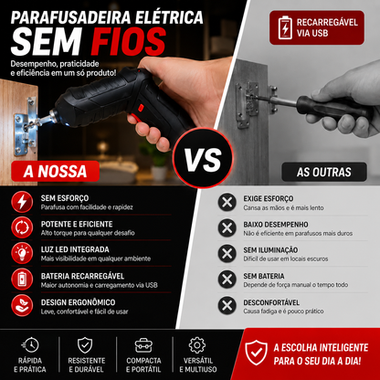 Dubeas-Berbequim com chave de fendas