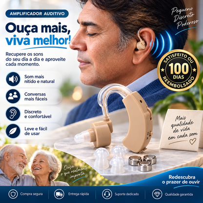 Dubeas – Amplificador de som para o ouvido