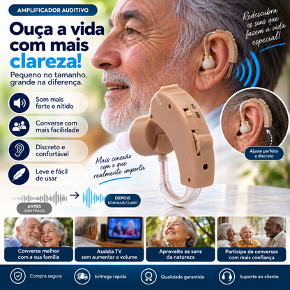 Dubeas – Amplificador de som para o ouvido